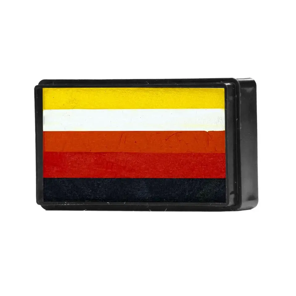 F.A.B. Arty Cake Fire peinture visage one stroke feu 28 g mat