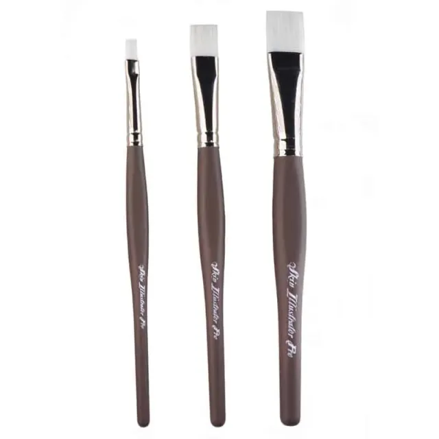 Skin Illustrator GF Series pinceau colle synthétique résistant aux solvants