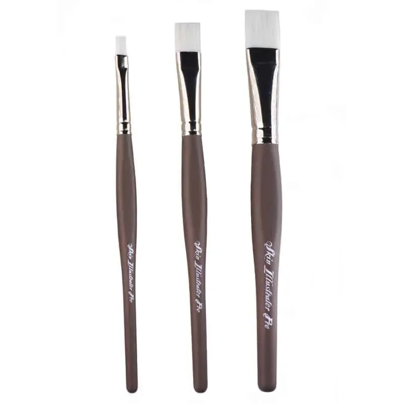 Skin Illustrator GF Series pinceau colle synthétique résistant aux solvants