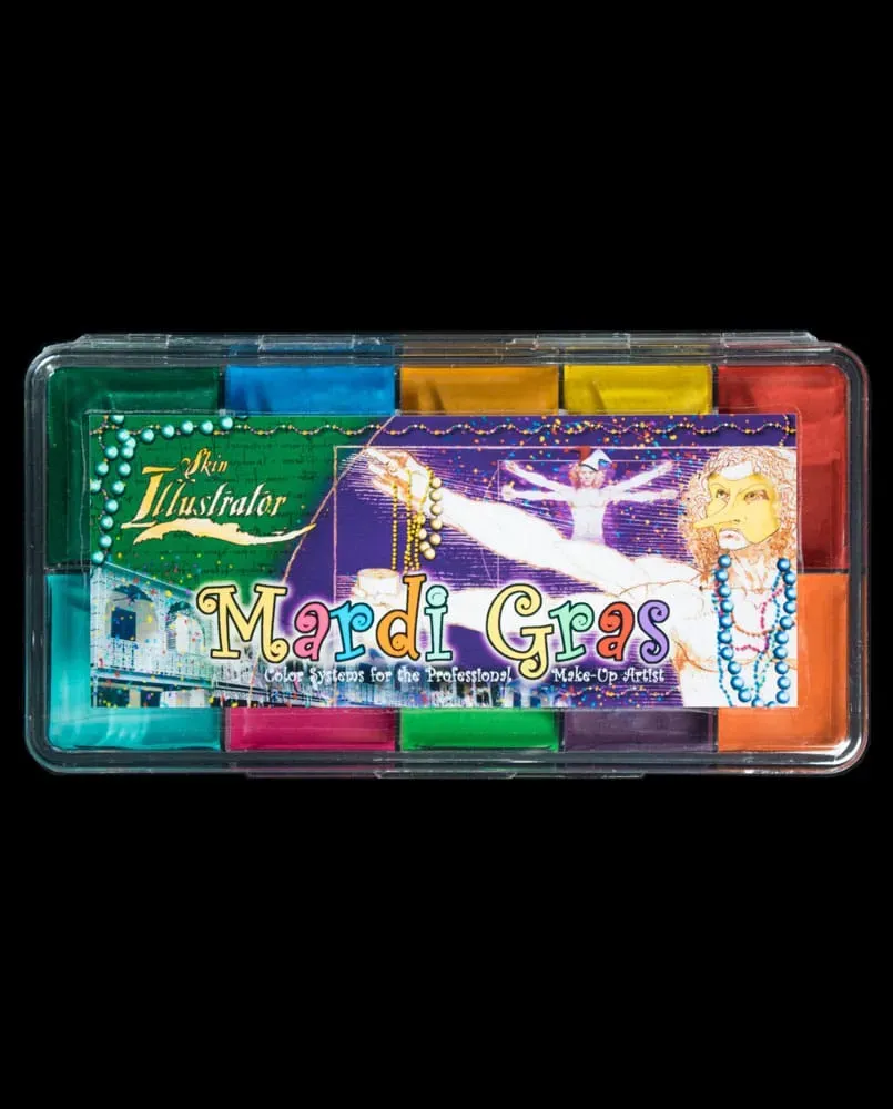 Skin Illustrator Mardi Gras palette clown festival vive