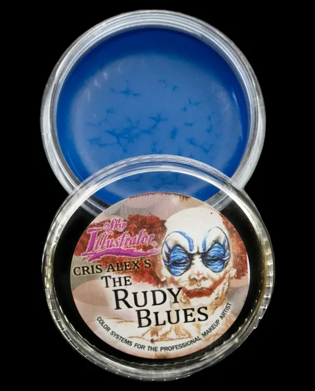 Skin Illustrator Rudy Blues Single fard alcool bleu clown