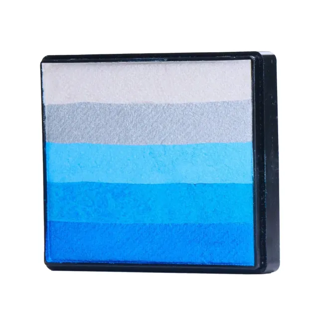 F.A.B. Snowflakes Rainbow Cake face paint 50g bleu glacé