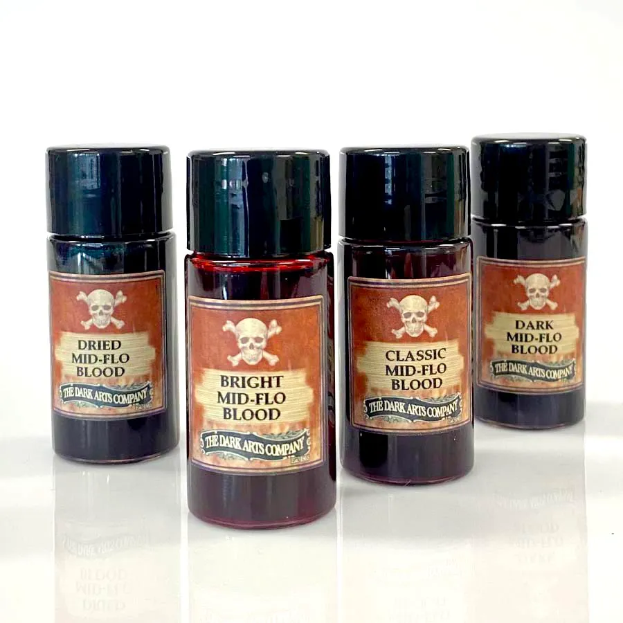 The Dark Arts Flo-Blood faux sang sampler 4x20ml assortiment