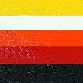 F.A.B. Fire rainbow cake maquillage 50g noir rouge jaune
