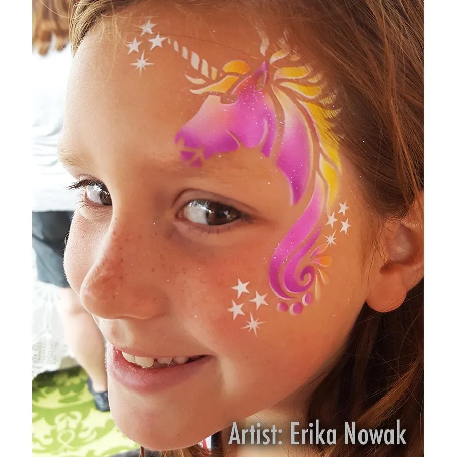 ProAiir StencilEyes Unicorn pochoir visage taille unique