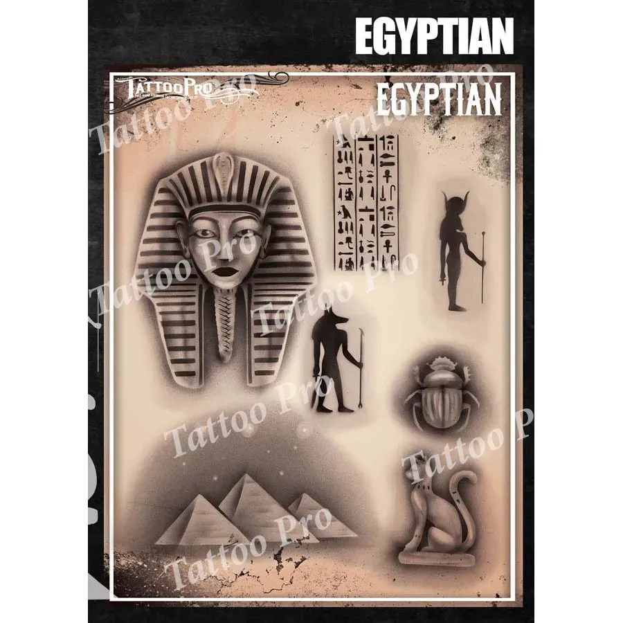 ProAiir Tattoo Pro TPS Egyptian pochoir tatouage
