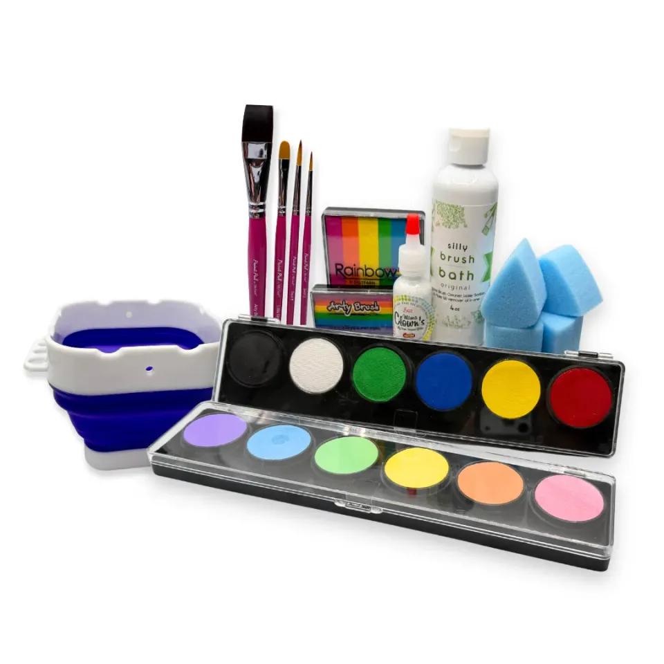 F.A.B. SillyFarm Face Painting Essentials Kit kit maquillage visage débutant