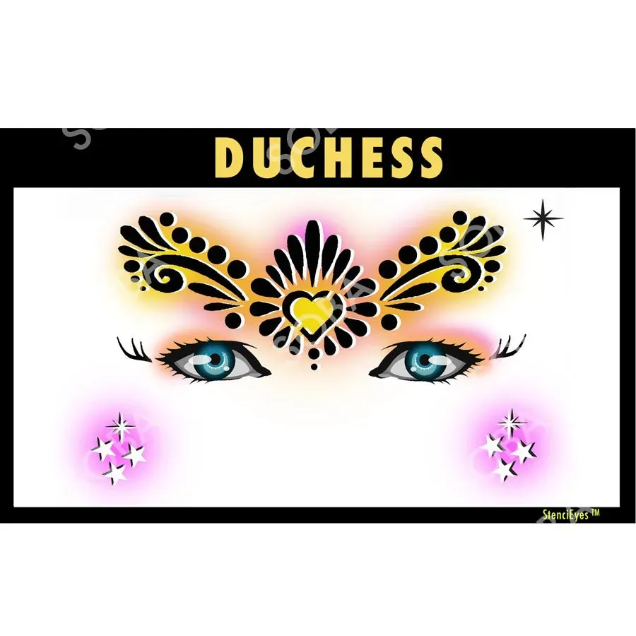 ProAiir StencilEyes Duchess pochoir visage couronne taille unique