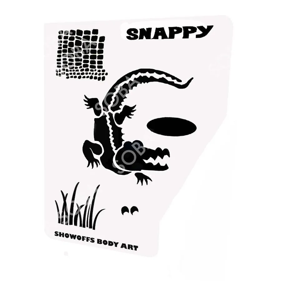 ProAiir StencilEyes Snappy pochoir taille unique crocodile