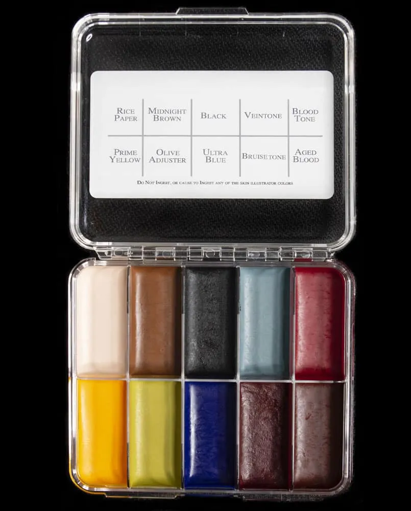Skin Illustrator Zombie On Set palette maquillage zombie
