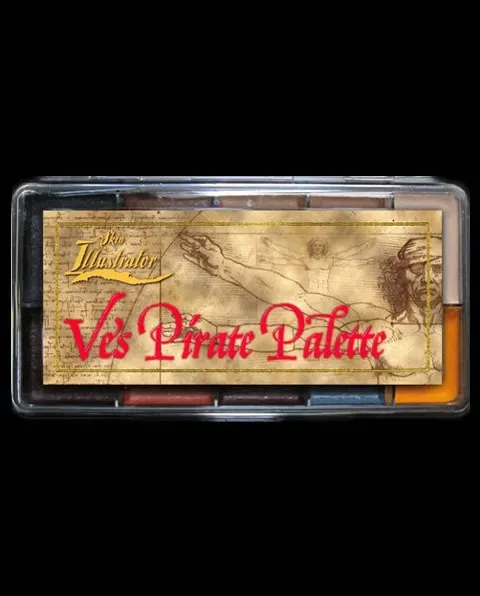 Skin Illustrator Ve Pirate palette maquillage effets salis et patines
