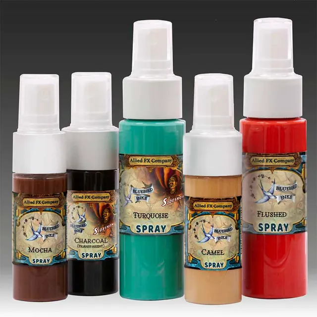 The Dark Arts Company Bluebird & Sideshow Airbrush Spray Inks encre 30 ml