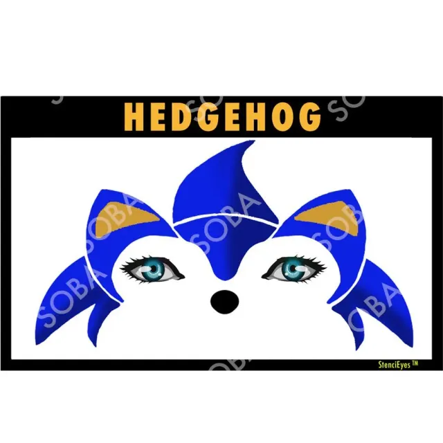 ProAiir StencilEyes Hedgehog pochoir maquillage adulte hérisson