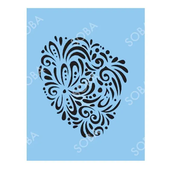 ProAiir StencilEyes QEZ69 Doily pochoir taille unique dentelle