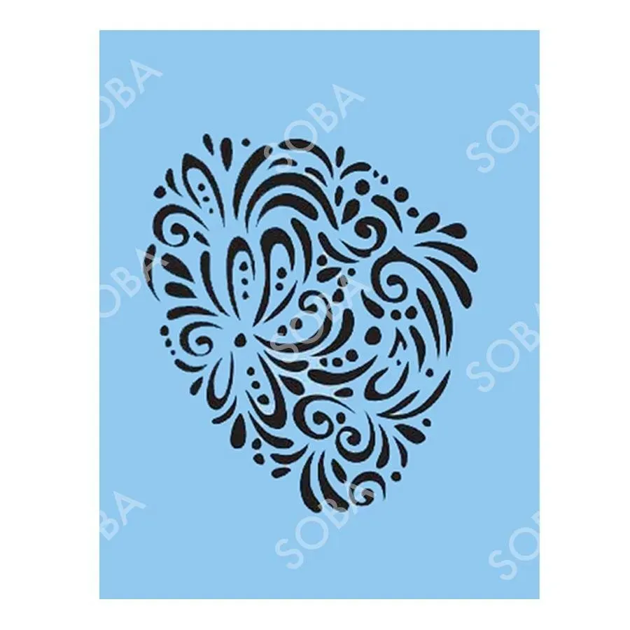 ProAiir StencilEyes QEZ69 Doily pochoir taille unique dentelle