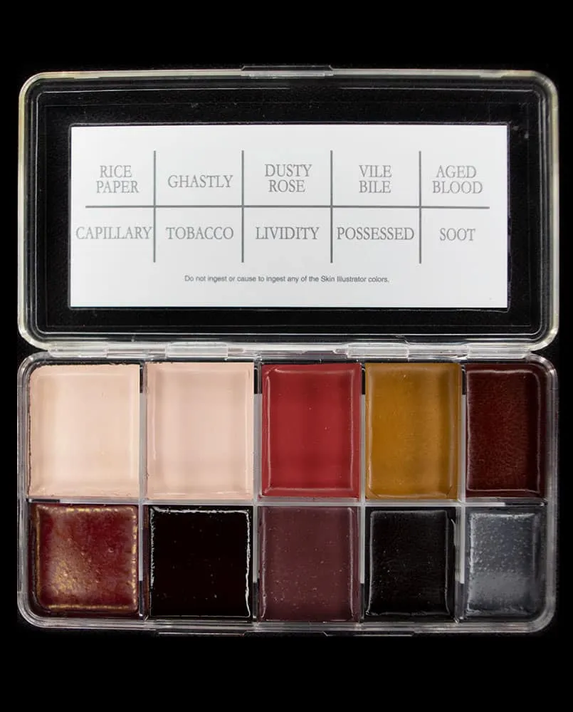 Skin Illustrator Death Zone Palette maquillage engelures 10 tons