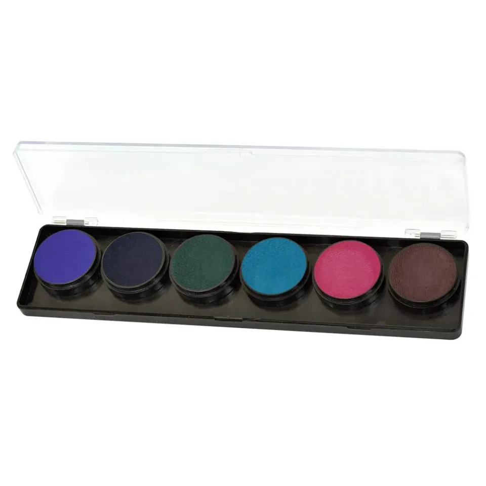 F.A.B. FAB 6-Color Liner Palette peinture visage 6 couleurs intense