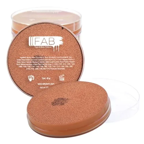 F.A.B. Face Paint Nut Brown Shimmer 131 peinture visage 16 g nacrée