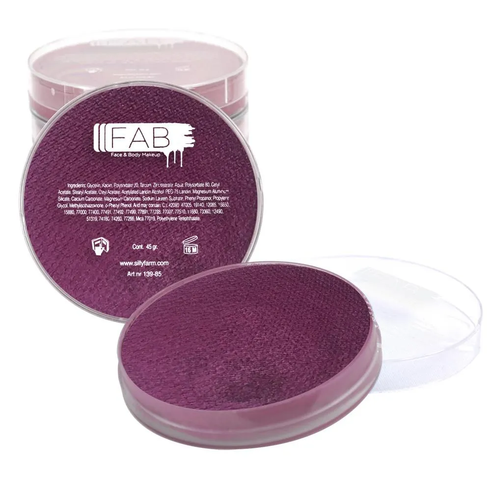 F.A.B. 327 Berry Shimmer maquillage visage 16 g irisé
