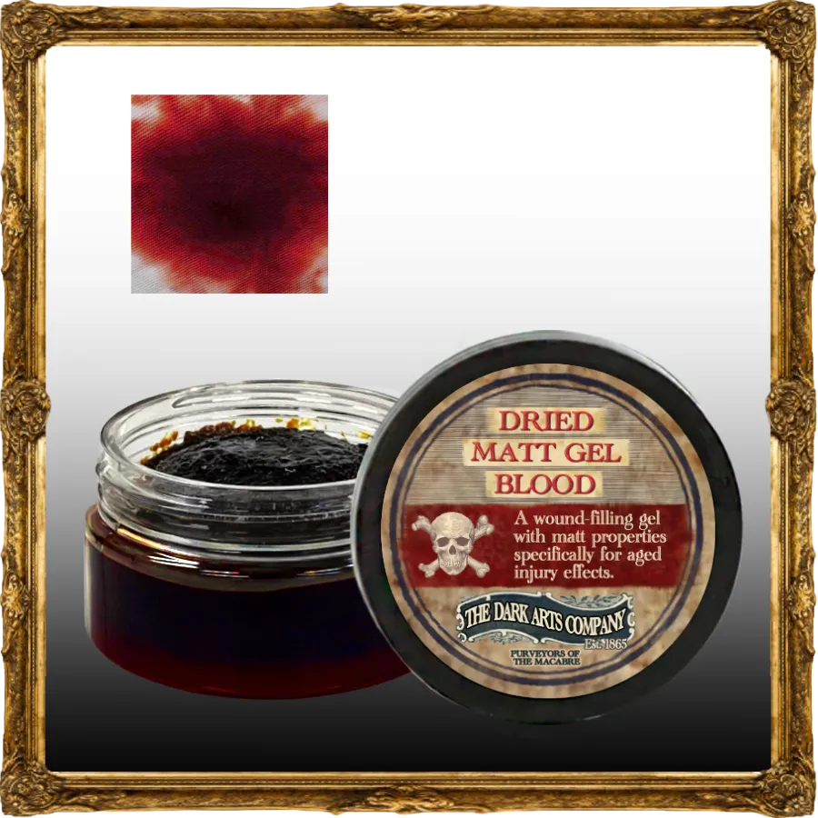 The Dark Arts Company Dried Matt Gel Blood gel de sang séché mat 50 ml