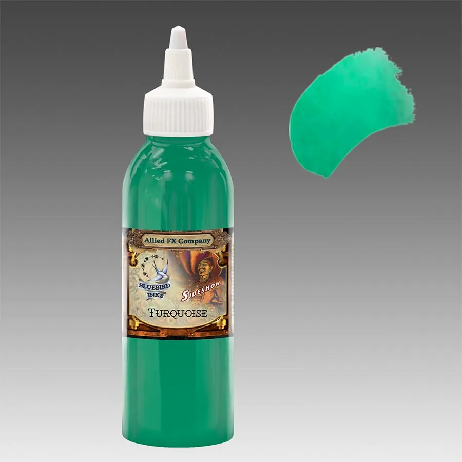 Bluebird Body Art encre fluide Turquoise 50ml concentrée