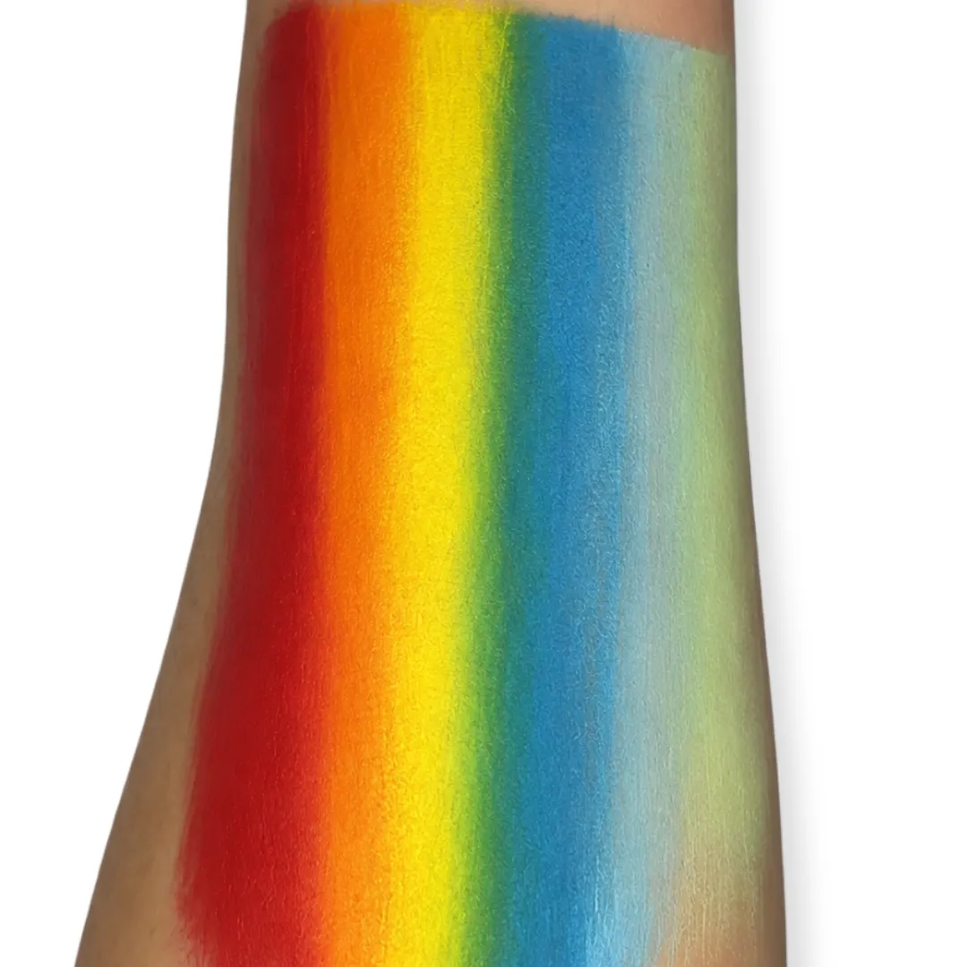 F.A.B. Retro Brite peinture visage rainbow cake 50g mate