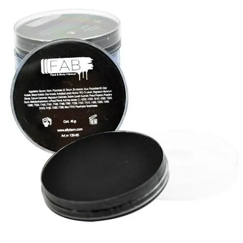 F.A.B. Face Paint Black 163 maquillage noir 45 g intense
