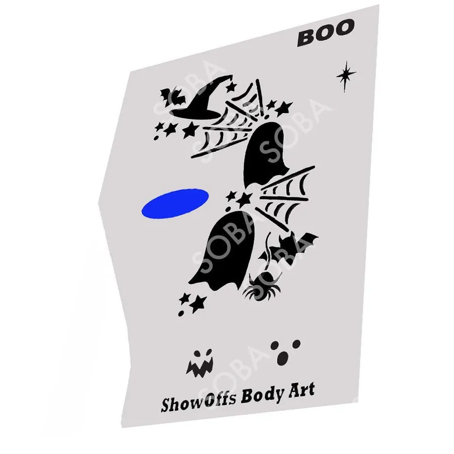 ProAiir StencilEyes Boo pochoir maquillage Halloween