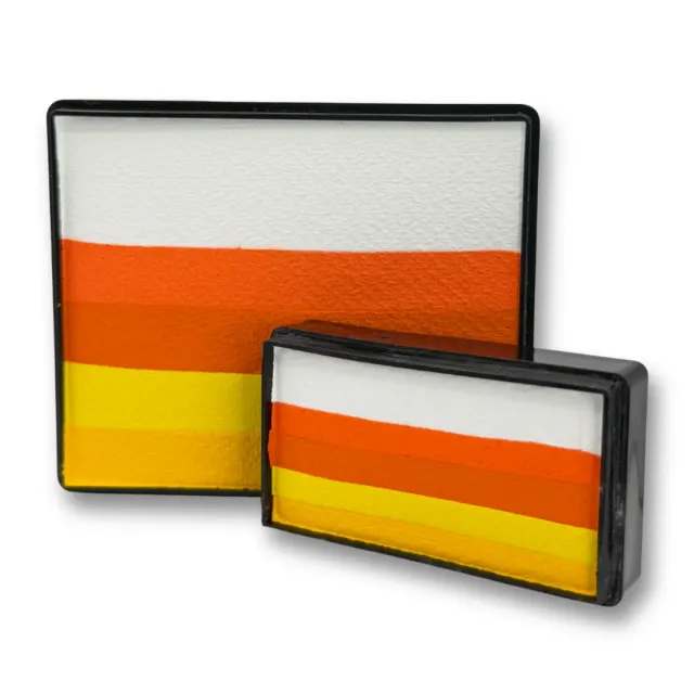 F.A.B. Candy Corn Rainbow & Arty Cake Set kit peinture visage Halloween