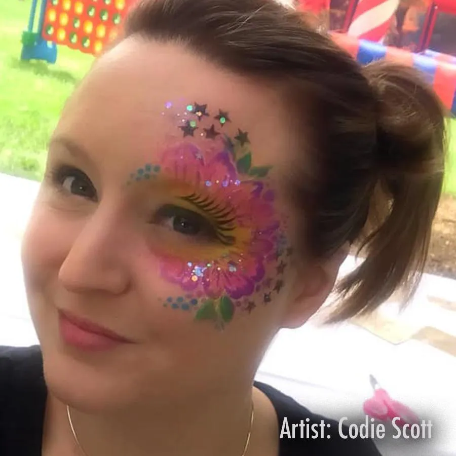 ProAiir StencilEyes Petunia pochoir maquillage fleur