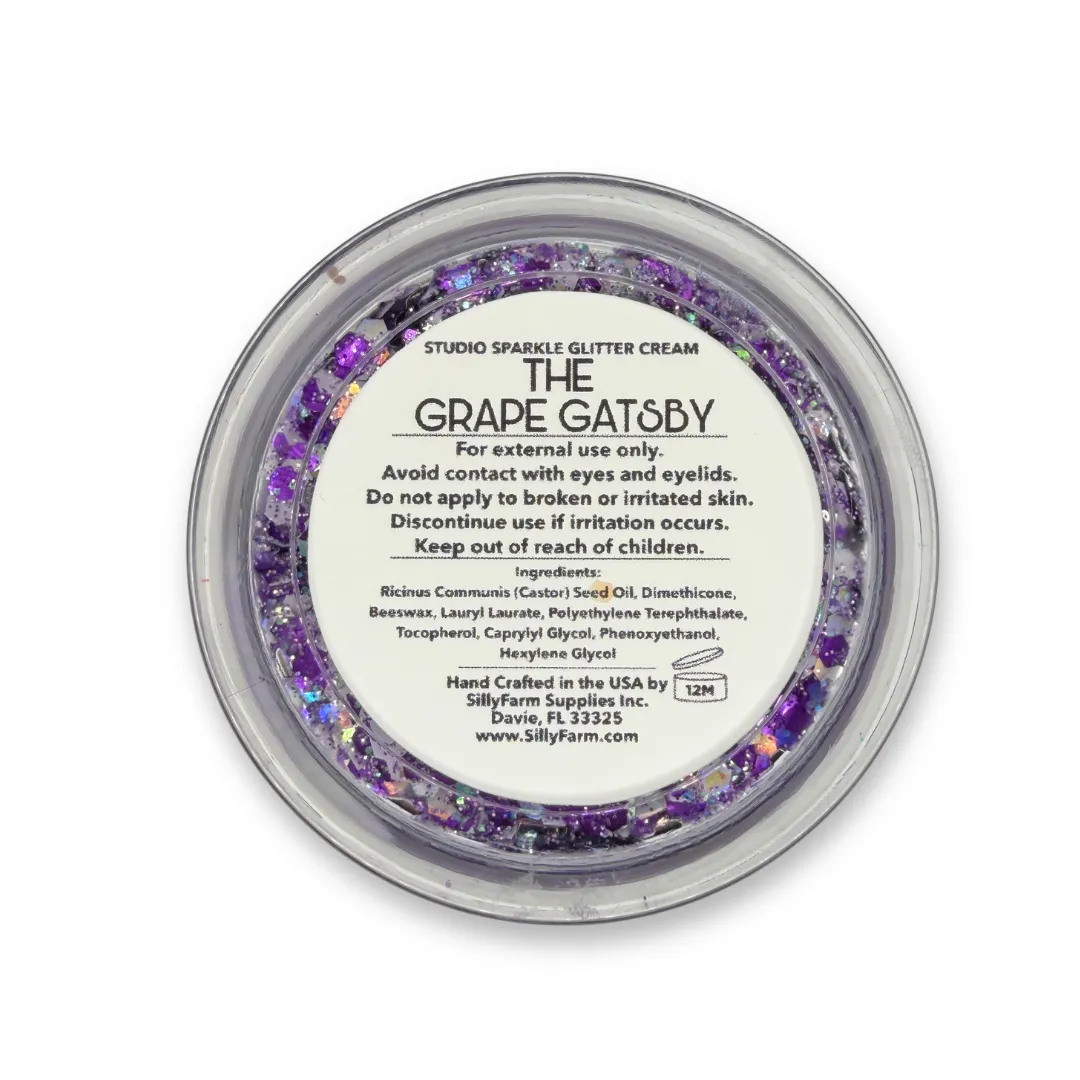 F.A.B. Studio Sparkle Grape Gatsby crème paillettes 25 g