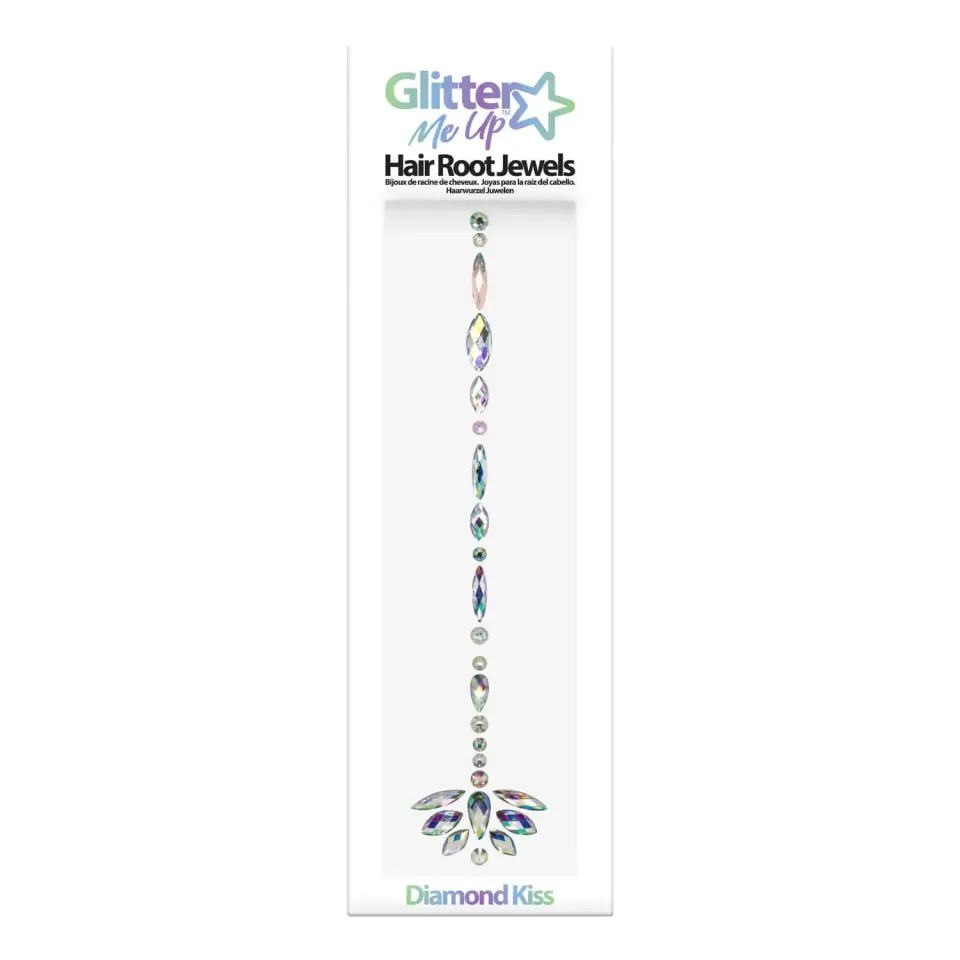 Glitter Me Up Diamond Kiss bijoux cheveux racine strass