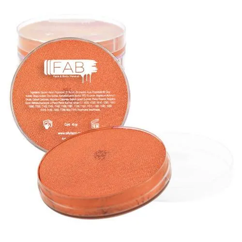 F.A.B. Face Paint Metallic Bronze 061 peinture visage bronze métallique 16 g