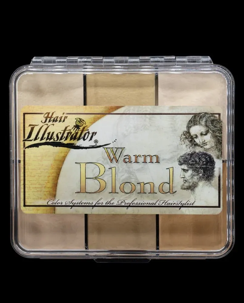 Skin Illustrator Hair Illustrator Warm Blond palette cheveux blond chaud