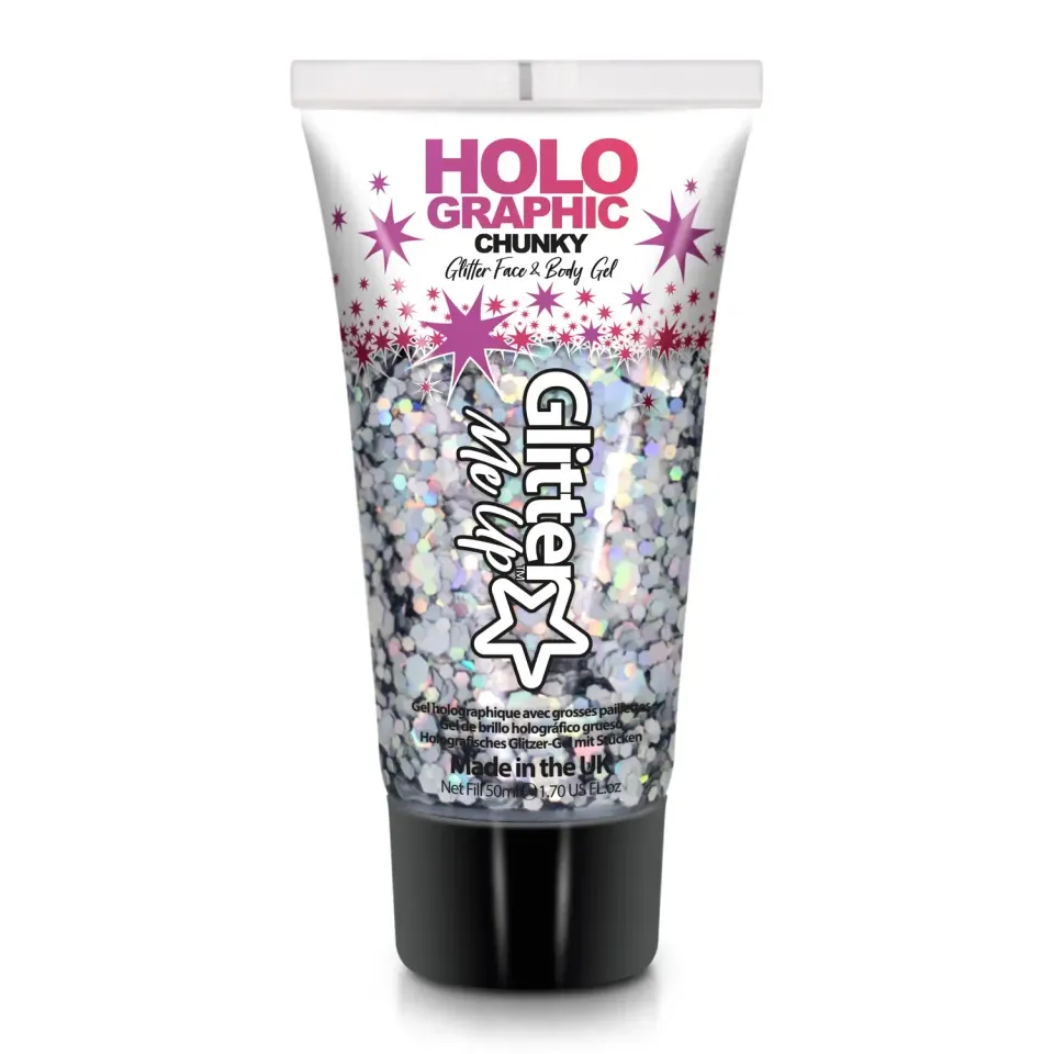 Paintglow Glitter Me Up Holographic gel paillettes 50ml chunky