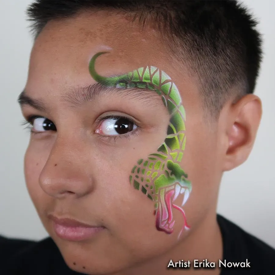 ProAiir StencilEyes Snake Bite pochoir taille unique serpent