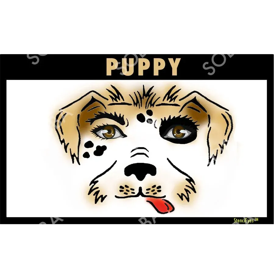 ProAiir StencilEyes Puppy pochoir visage chien mixte
