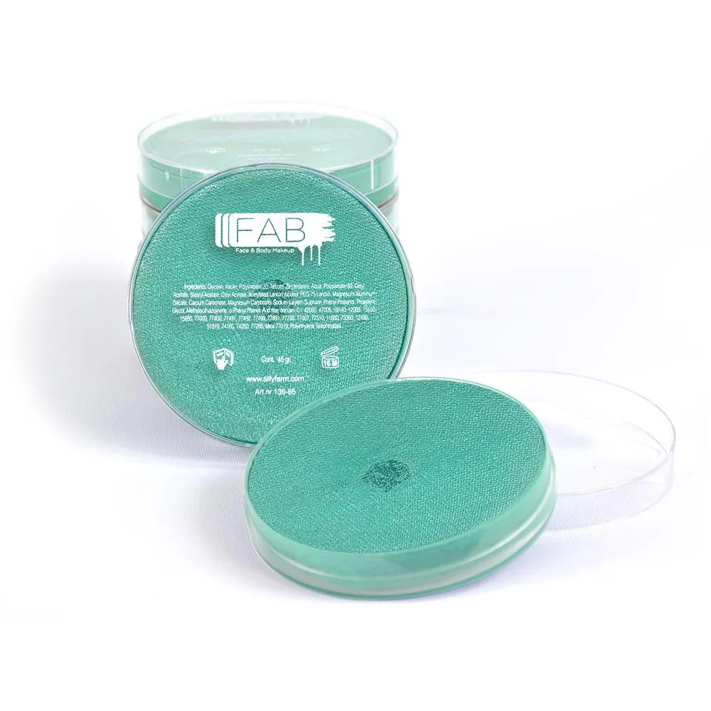 F.A.B. 309 Mermaid Shimmer peinture visage vert 16 g nacré