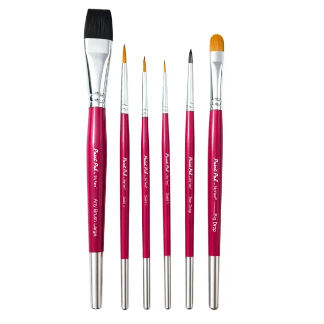 F.A.B. Paint Pal Classic Collection 6 pinceaux visage