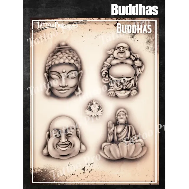ProAiir TPS Buddah pochoir tatouage airbrush édition standard