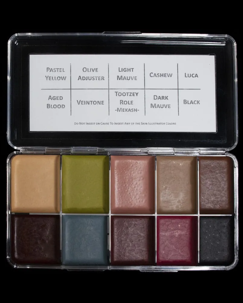 Skin Illustrator Galaxy palette maquillage Star Trek prothèses