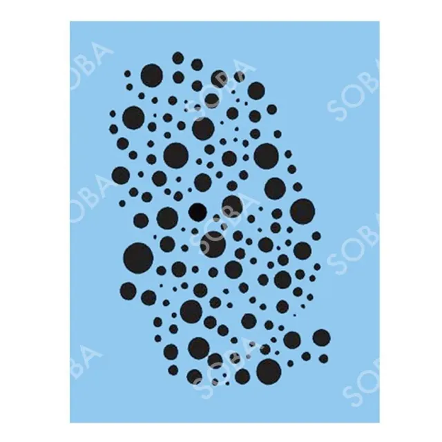 ProAiir QuickEZ QEZ73 Bubbles pochoir visage small bulles