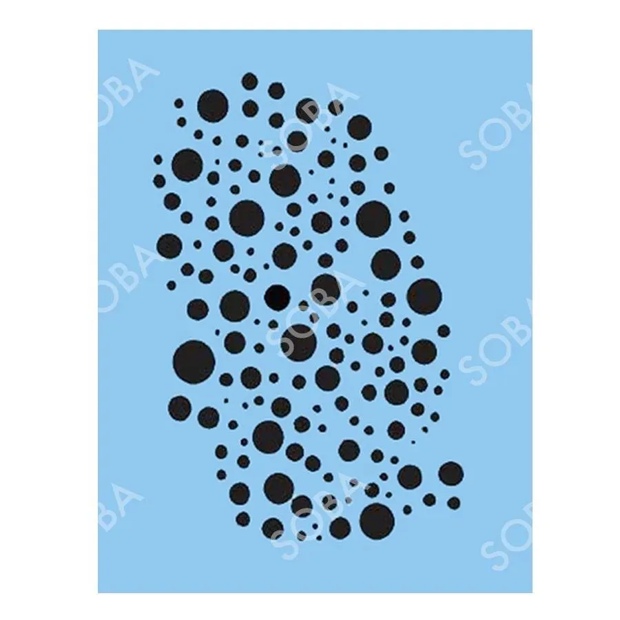 ProAiir QuickEZ QEZ73 Bubbles pochoir visage small bulles