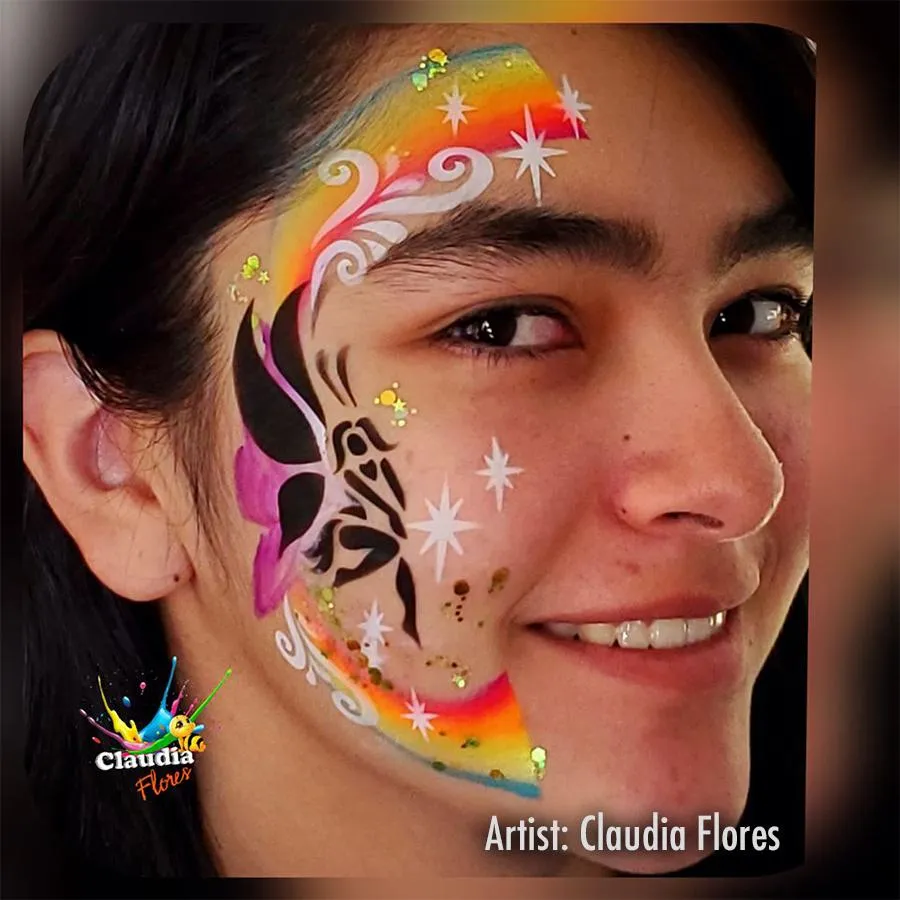 ProAiir StencilEyes Tinkie Fairy pochoir visage taille unique