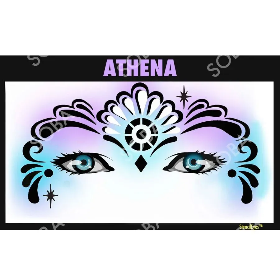 ProAiir StencilEyes Athena pochoir visage fille adulte