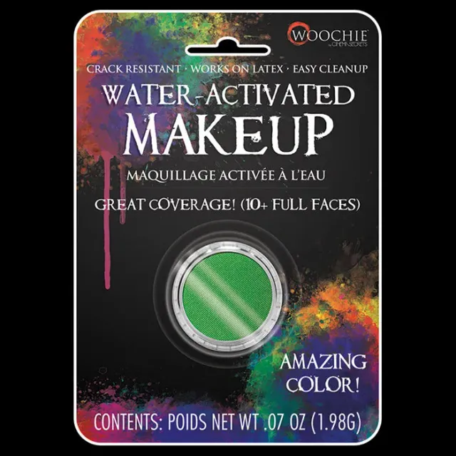 Woochie GREEN - WATER ACTIVATED M/U - .1 OZ maquillage vert activé à l’eau