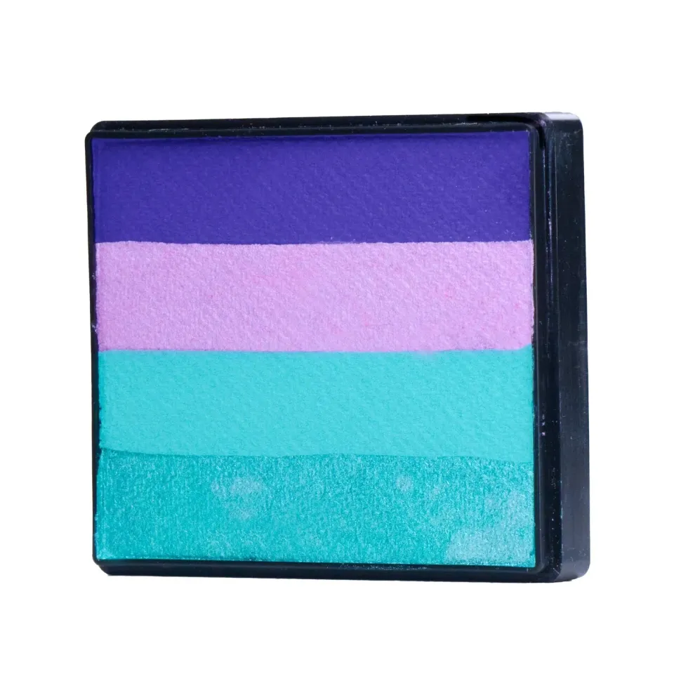 F.A.B. Paisley Rainbow Cake peinture visage 50 g violet aqua
