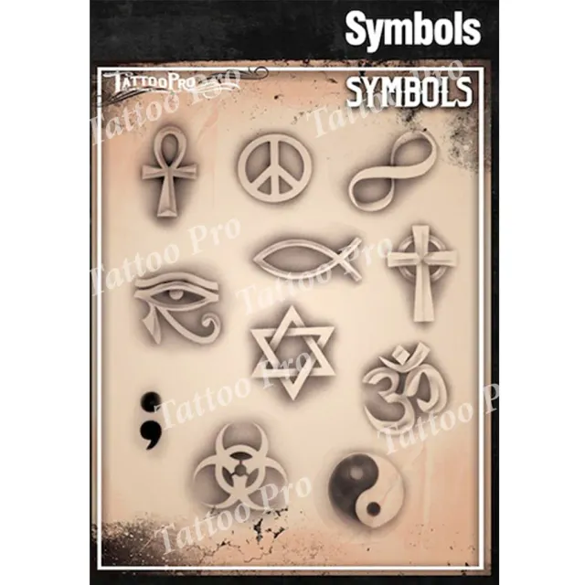 ProAiir Tattoo Pro Symbols pochoirs tatouage tribal