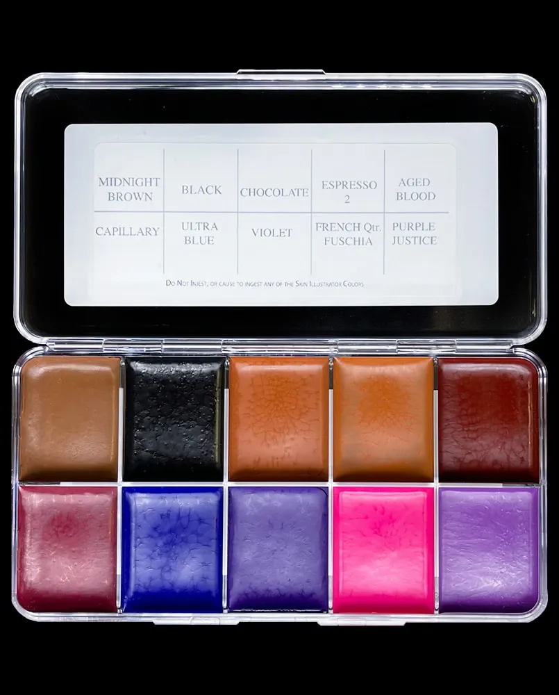 Skin Illustrator 1853 Palette maquillage alcool tons peaux