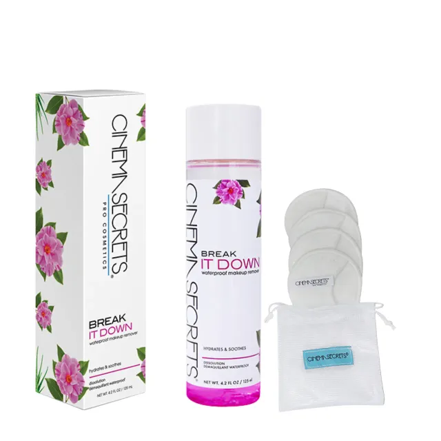 Woochie Break It Down Makeup Remover Pads Bundle démaquillant kit vegan